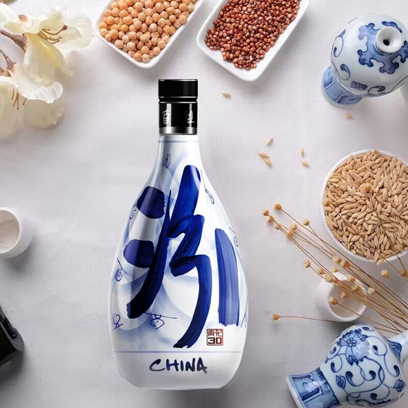 汾酒48度青花30年清香型白酒500ml【出口版】_500ml/瓶_汾酒