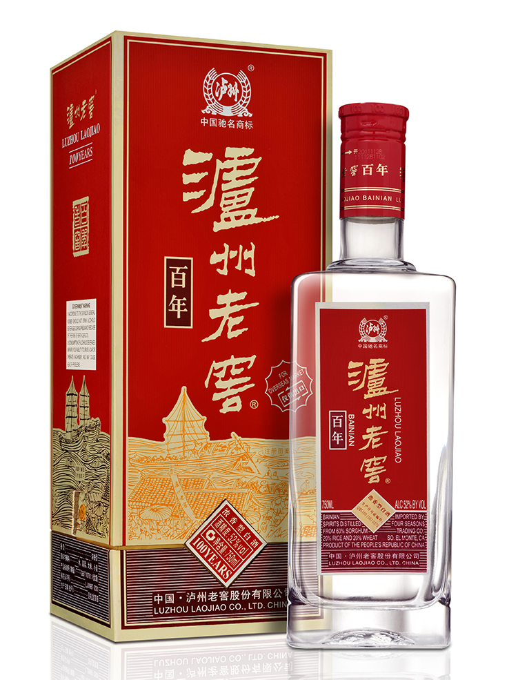 泸州老窖52度百年浓香型白酒(52%) 750ml【出口版】_750ml/瓶_泸州老窖