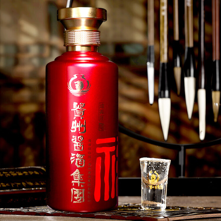 贵州酱酒集团53度逢福乐酒坊酱香型白酒500ml*6/整箱_500ml/瓶*6_贵州酱酒